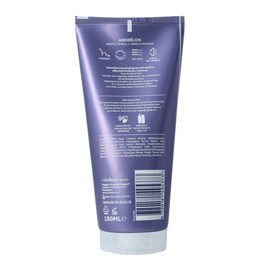 Andrelon Masker 1 minuut wow perfecte krul 180 Milliliter