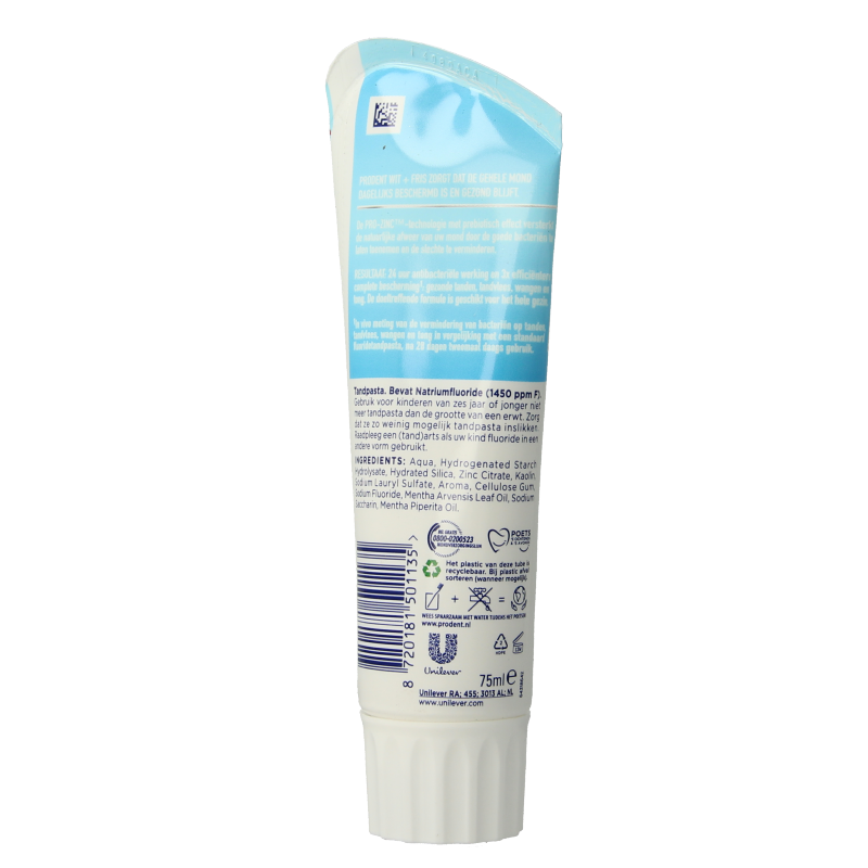 Prodent Tandpasta white + strong 75 Milliliter