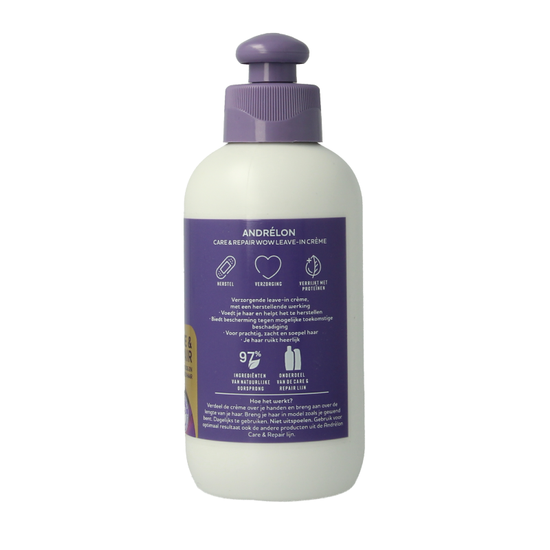 Andrelon Leave-in creme wow care & repair 200 Milliliter