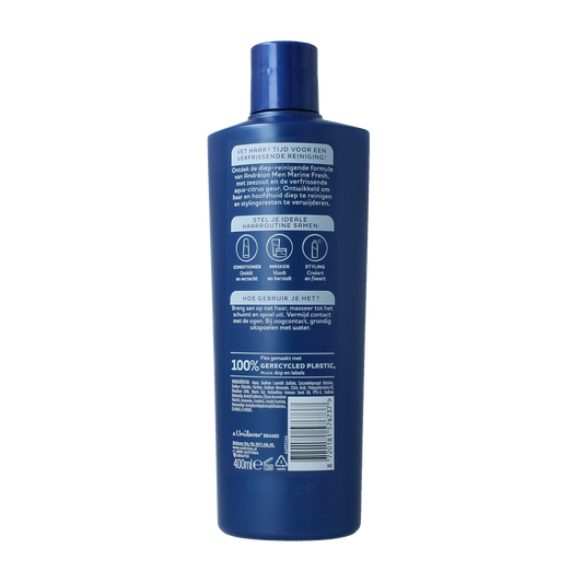Andrelon Shampoo men marine fresh 400.00 Milliliter
