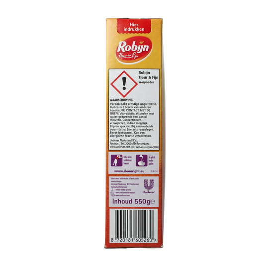 Robijn Wasmiddel fleur & fijn 550.00 Gram