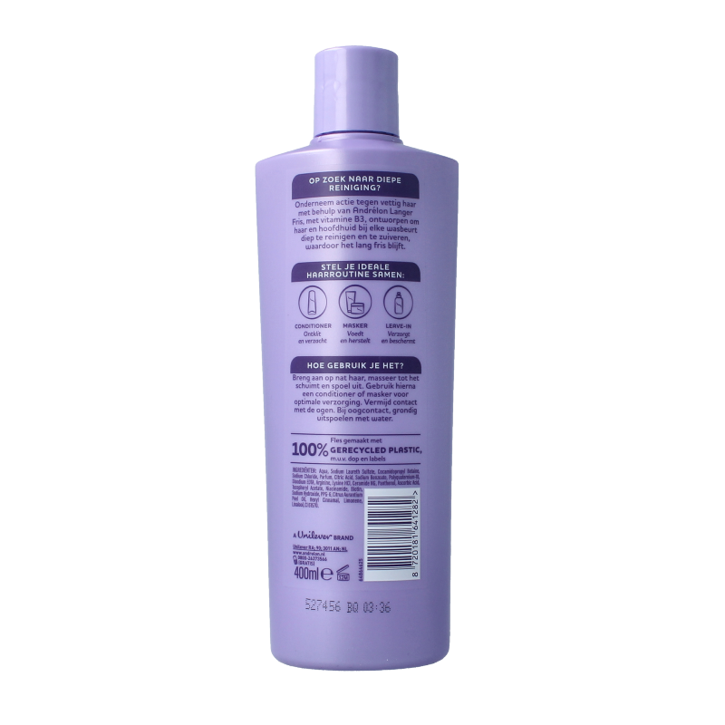 Andrelon Shampoo langer fris 400 Milliliter