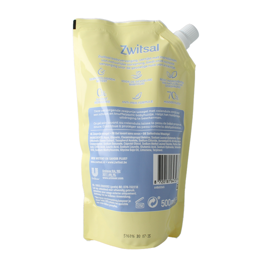 Zwitsal Zeepvrije wasgel navul 500 Milliliter