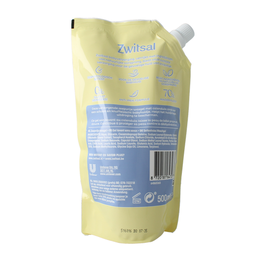 Zwitsal Zeepvrije wasgel navul 500.00 Milliliter