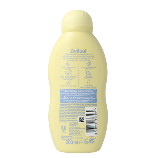 Zwitsal Wascreme 200.00 Milliliter