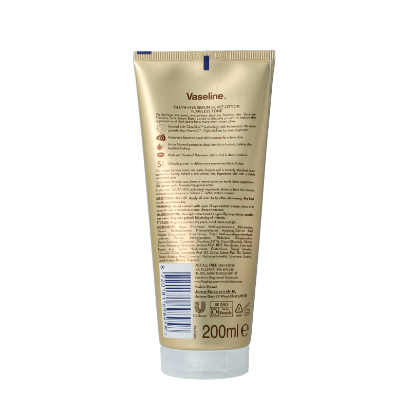 Vaseline Gluta-hya flawless glow 300 Milliliter