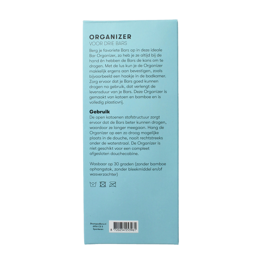 Shampoobars Bar organizer voor 3 bars 1 Stuks