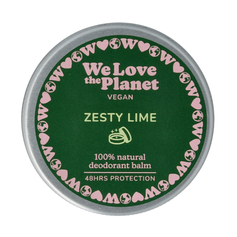 We Love Deodorant balm zesty lime vegan 35 Gram