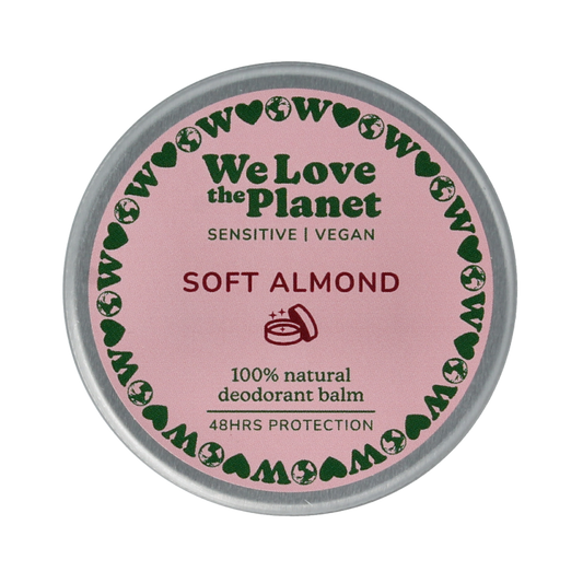 We Love Deodorant balm soft almond sensitive vegan 35 Gram