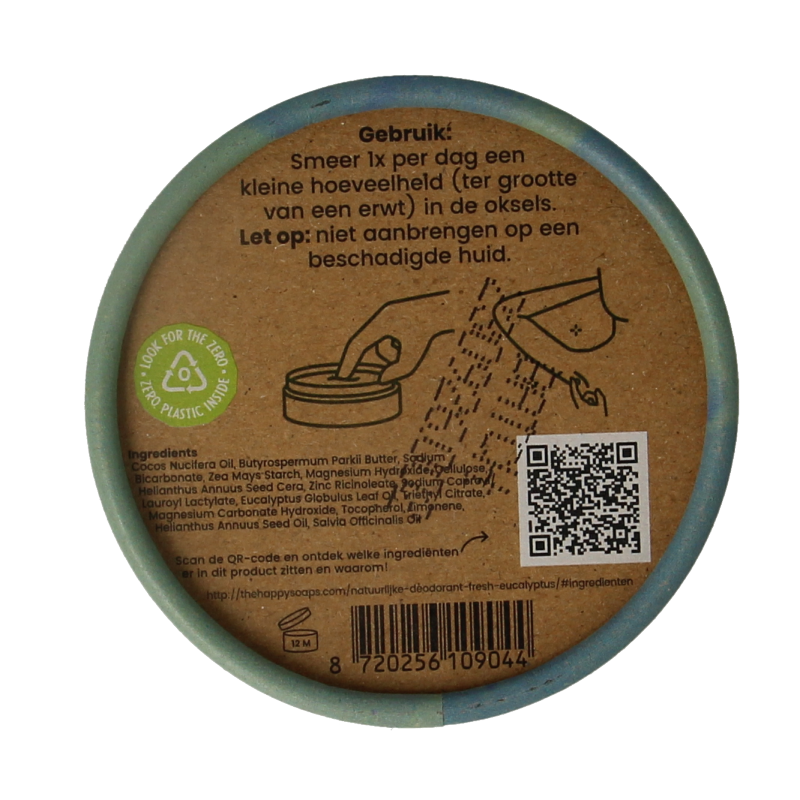 Happysoaps Deo natural eucalyptus 45 Gram