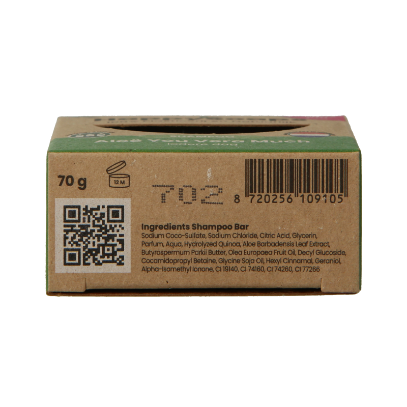 Happysoaps Shampoobar aloe you vera much 70 Gram