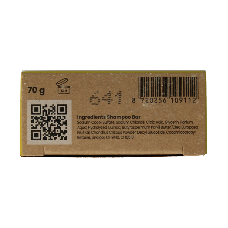 Happysoaps Shampoobar chamomile down & carry on 70 Gram