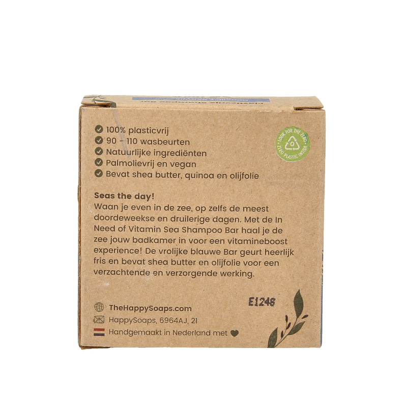 Happysoaps Shampoobar sea in need of vitamin 70 Gram