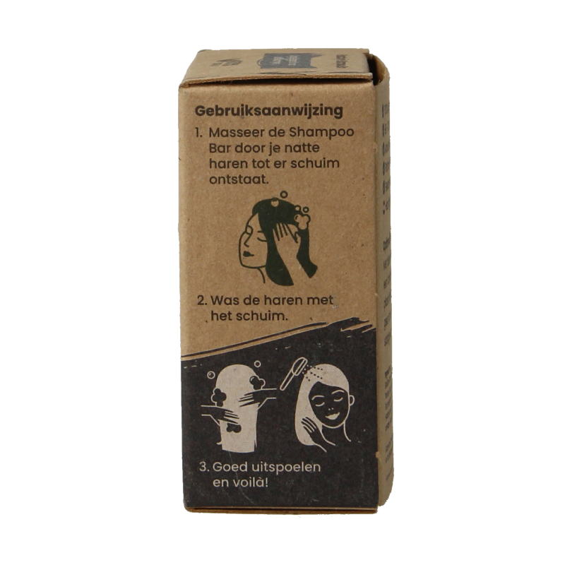 Happysoaps Shampoo bar charming charcoal & sweet sandal 70 Gram