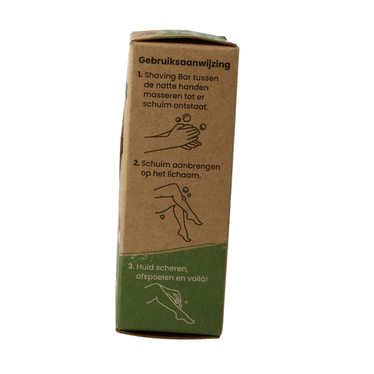 Happysoaps Shaving bar aloe vera 80 Gram