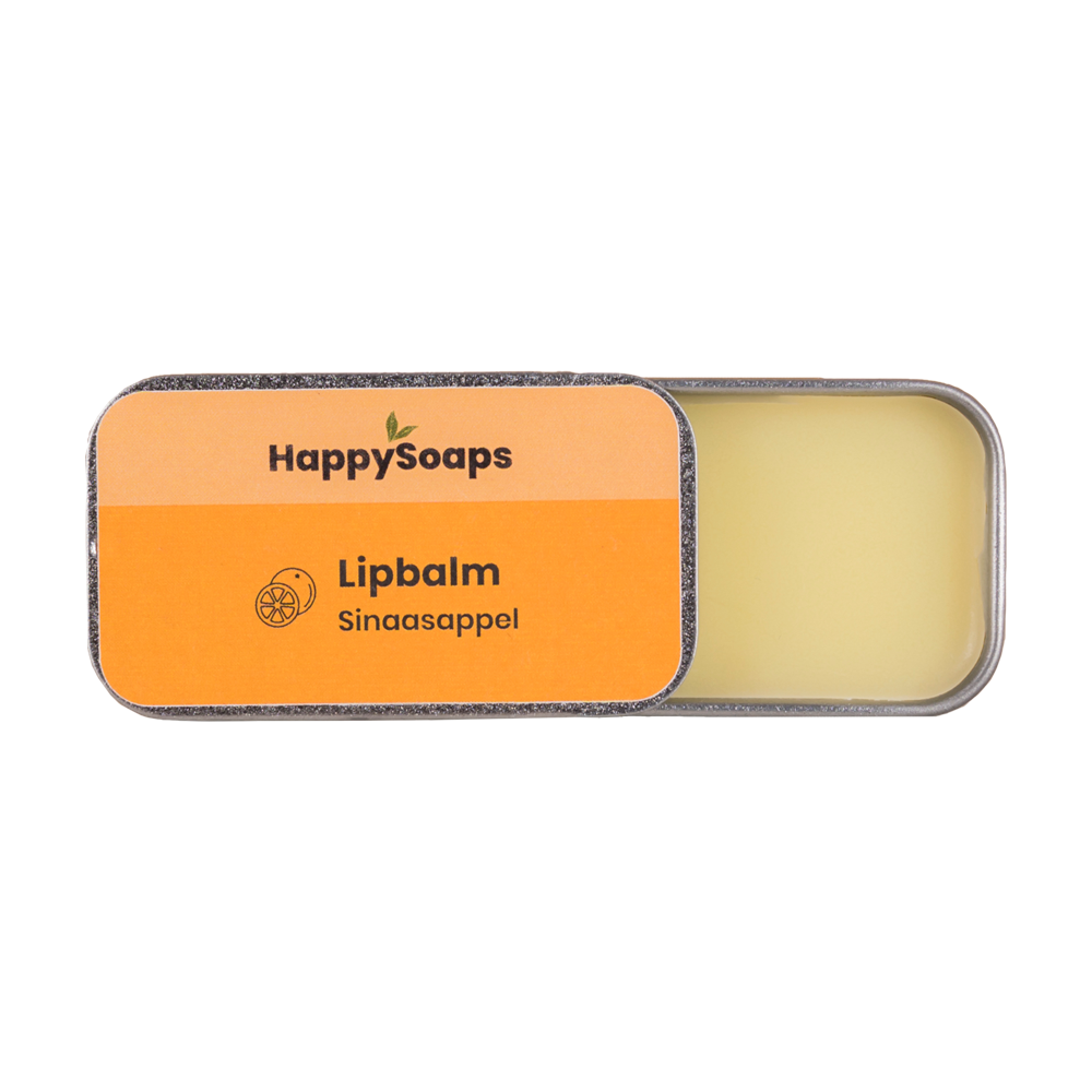 Happysoaps Lipbalm sinaasappel 10 Gram