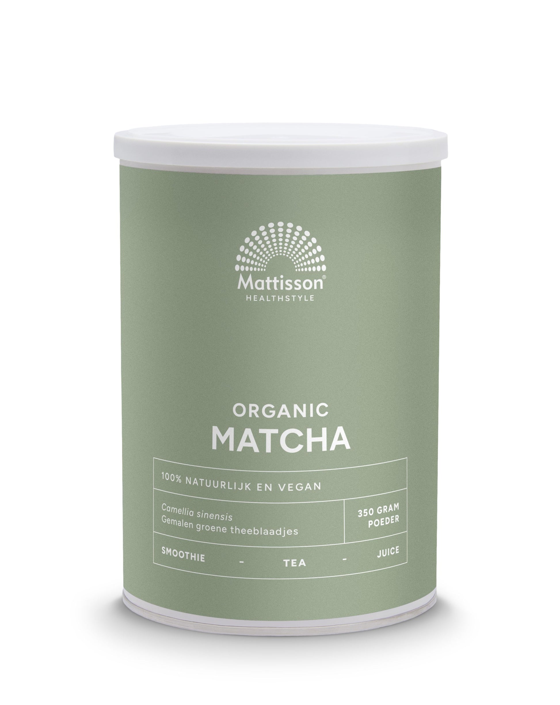 Mattisson Matcha poeder bio 350 Gram