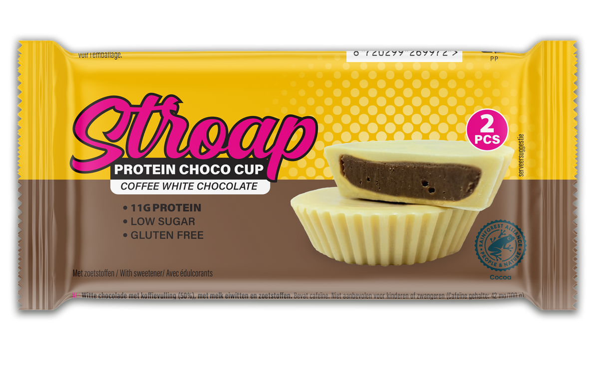 Stroap Protein choco cup coffee white chocolate 42.00 Gram