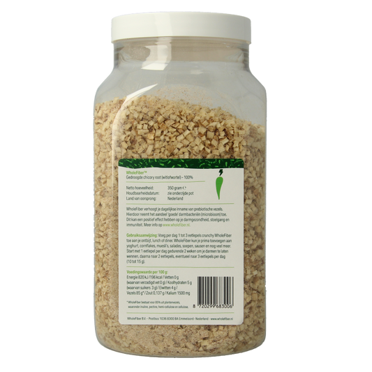WholeFiber Gedroogde chicory root (witlofwortel) 350.00 Gram