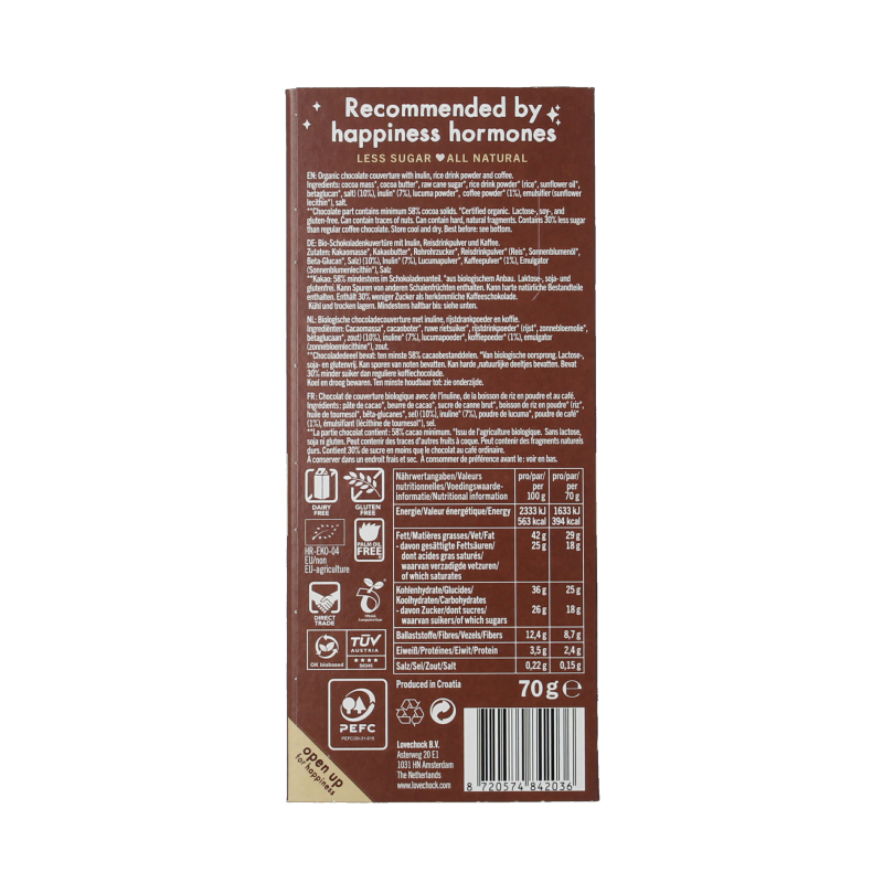 Lovechock Charm bio 70 Gram