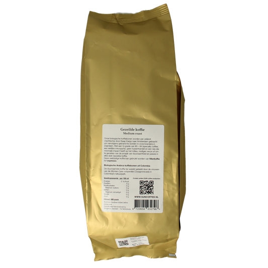 SUN Coffee Gezeilde koffiebonen medium roast bio 500.00 Gram