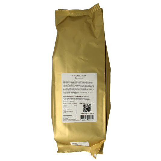 SUN Coffee Gezeilde koffiebonen dark roast bio 500 Gram