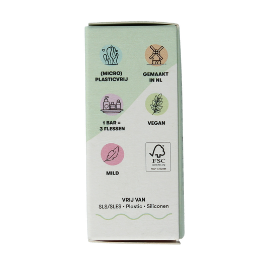 Shampoobars Body bar aloe vera & komkommer 60.00 Gram
