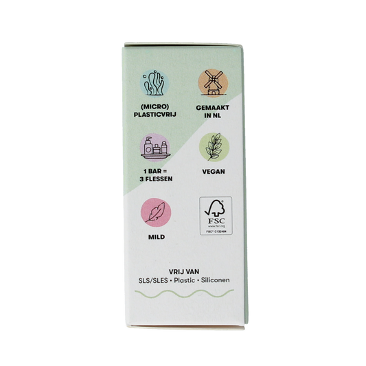 Shampoobars Shaving bar aloe vera & komkommer 60.00 Gram