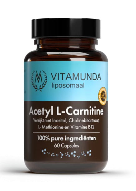 Vitamunda Liposomale acetyl L-Carnitine 60 Vegetarische capsules