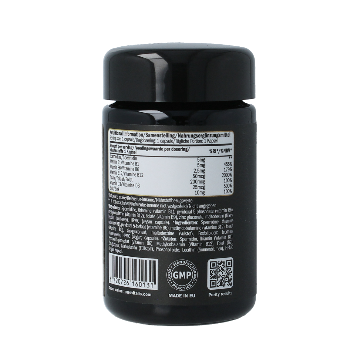 Purovitalis Liposomal spermidine fusion 30.00 Capsules