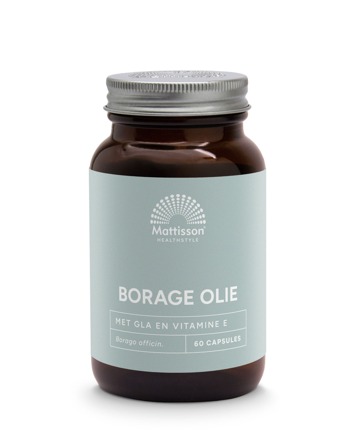 Mattisson Borage olie met vitamine E & GLA 1000mg 60.00 Capsules