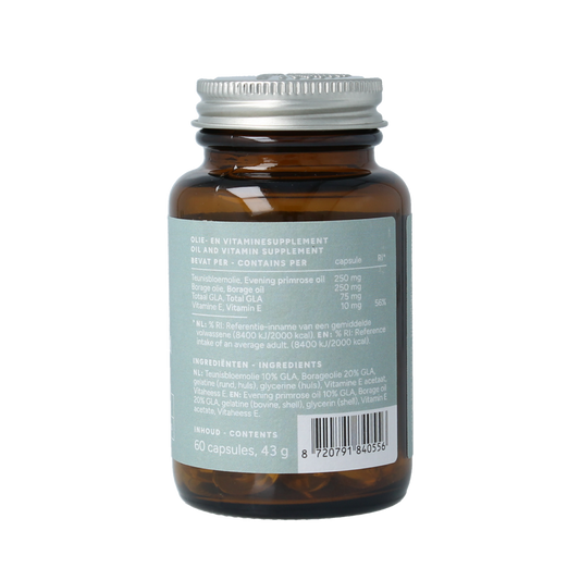 Mattisson Teunisbloem en borage met 75mg GLA 60.00 Capsules