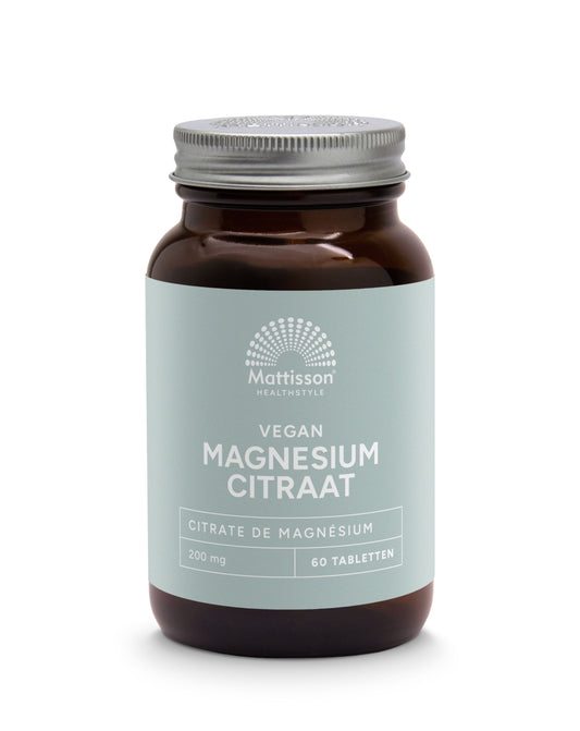 Mattisson Magnesium citraat 200mg 60 Tabletten