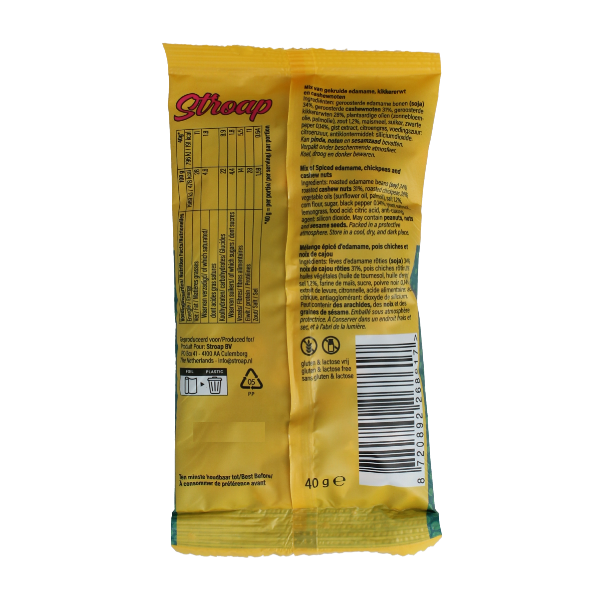 Stroap Crunchy bits salt & pepper 40.00 Gram