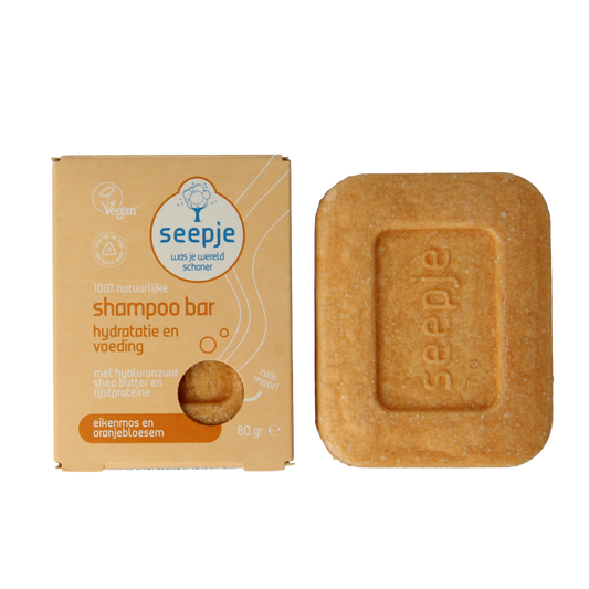 Seepje Shampoo bar eikenmos en oranjebloesem 80 Gram