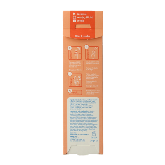 Seepje Shampoo hydrate and nourish navulling 38 Gram