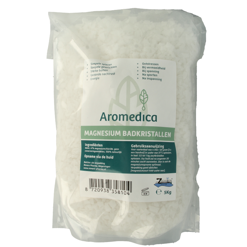 Aromedica Magnesium badkristallen 5 Kilogram
