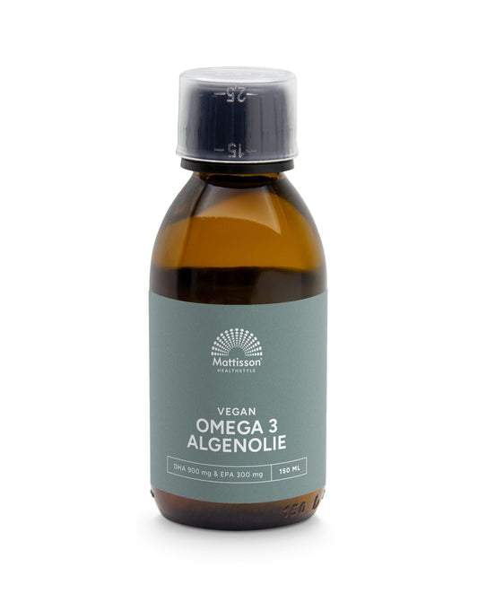 Mattisson Algenolie 1200mg omega DHA EPA triglyceridenvorm 150 Milliliter