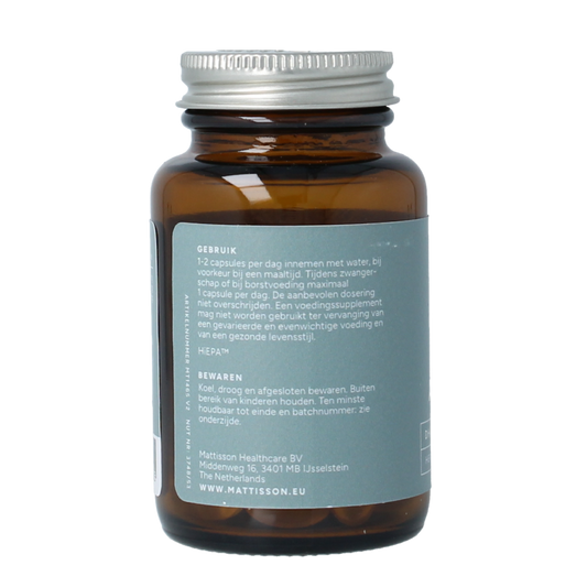 Mattisson Vegan omega 3 algenolie EPA 150mg&DHA 100mg 60 Capsules