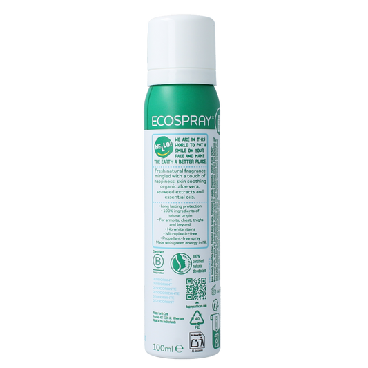 Happy Earth Deodorant bodyspray cedar lime 100.00 Milliliter