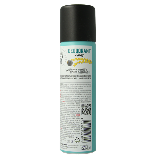 Marcel's Green Soap Deospray mimosa black currant 150 Milliliter