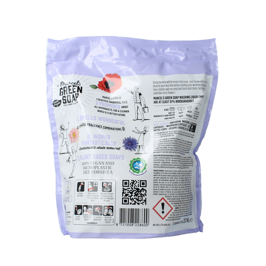 Marcel's Green Soap Wascapsules wilde bloemen 21 Capsules