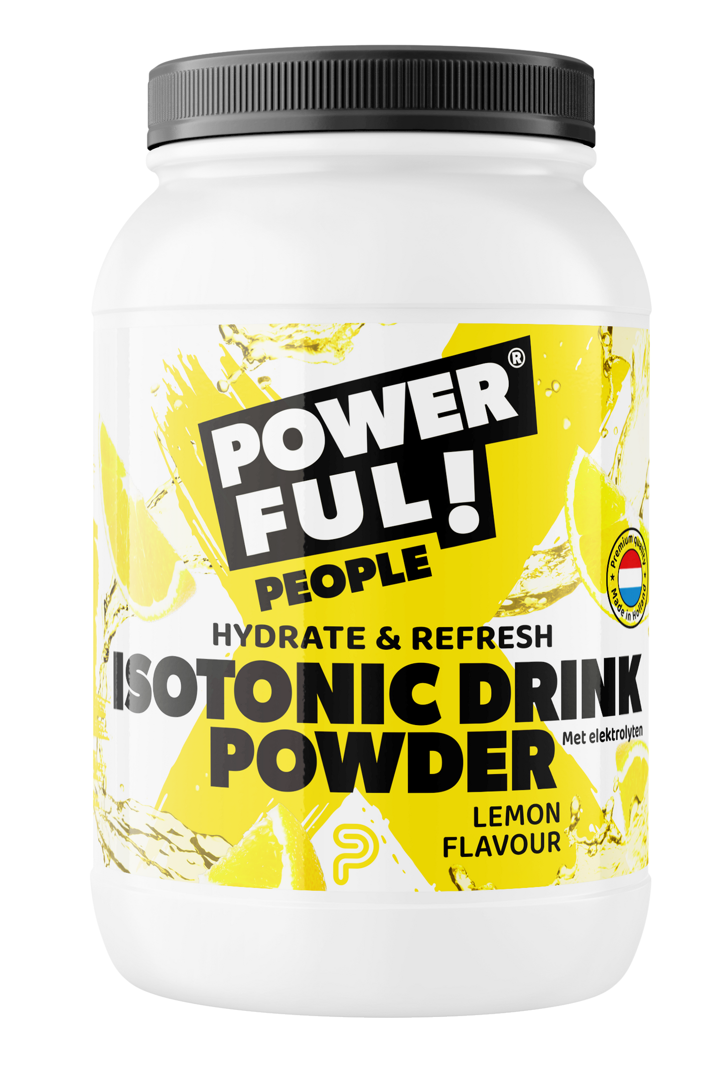 Powerful People  Isotonic drink powder lemon flavour 500 Gram