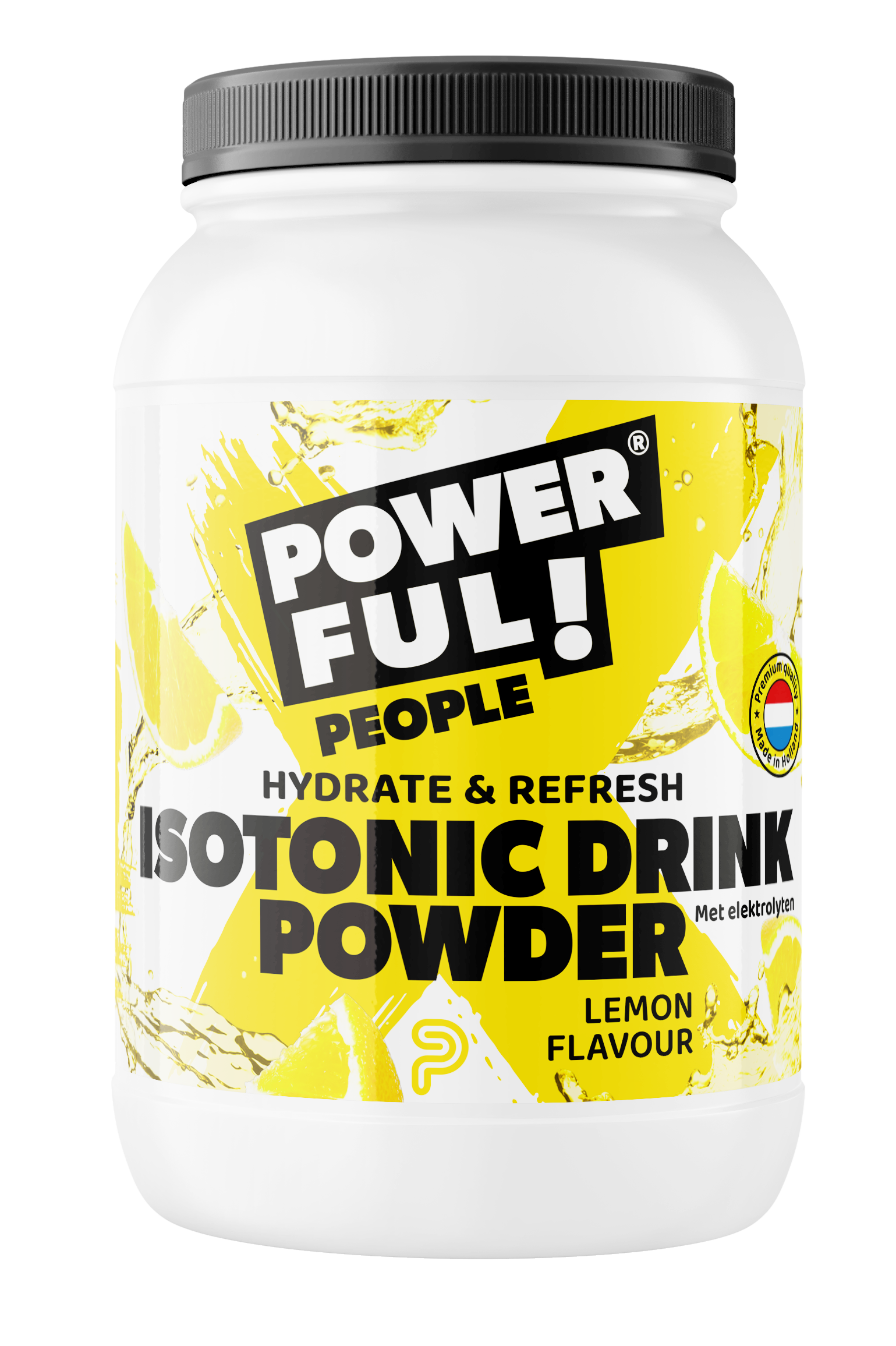 Powerful People  Isotonic drink powder lemon flavour 500 Gram