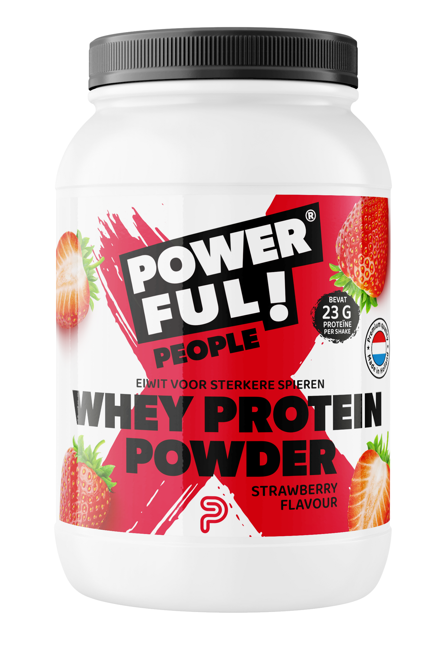 Powerful People  Whey protein powder strawberry 400 Gram