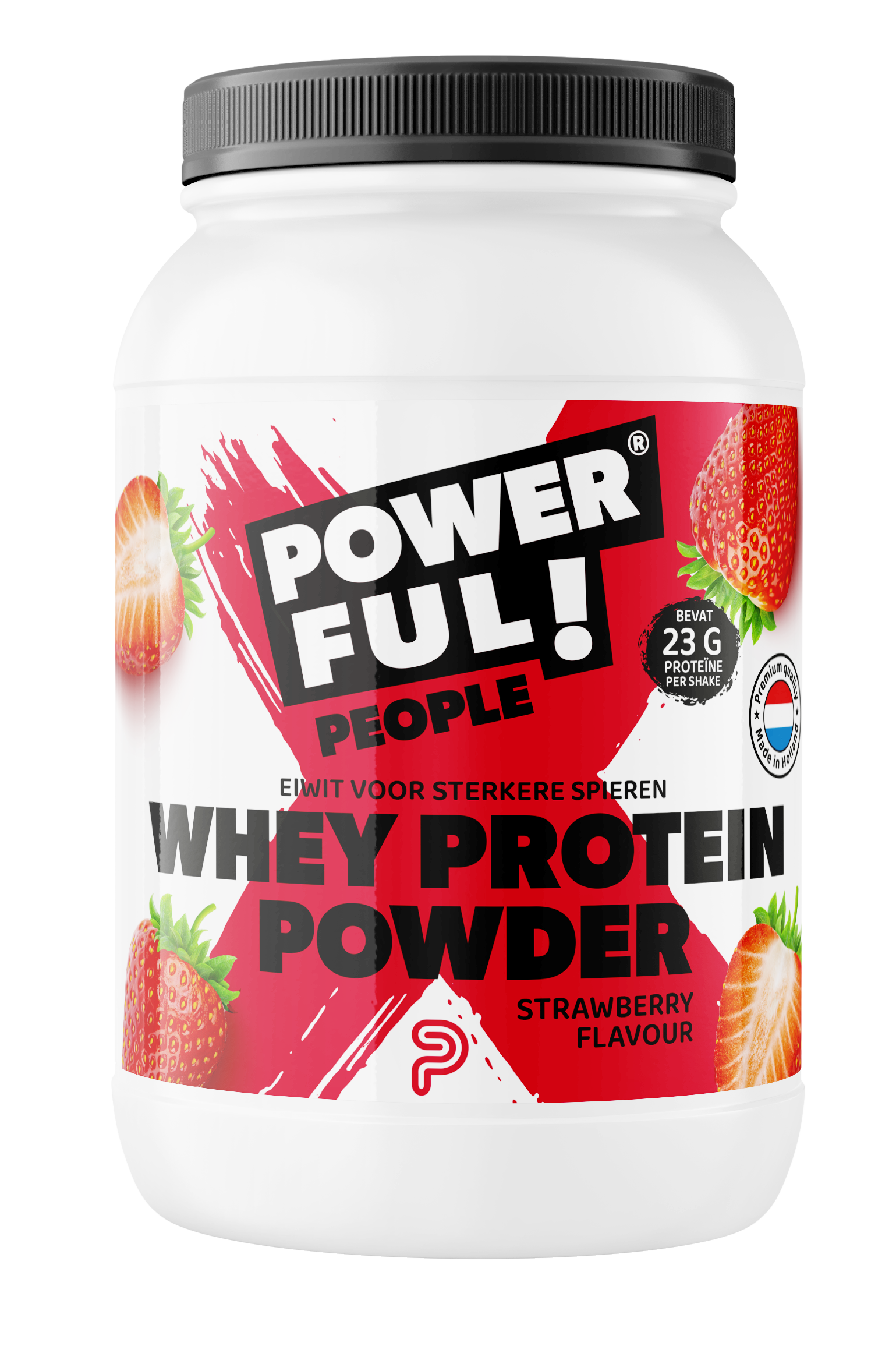 Powerful People  Whey protein powder strawberry 400 Gram