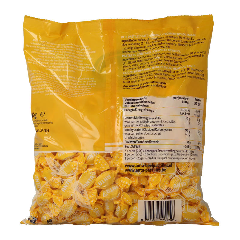 Anta Honing lemon menthol 1000 Gram