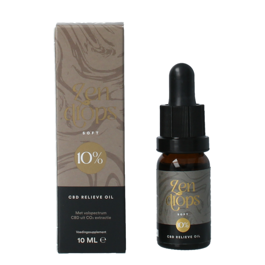Zendrops CBD relieve oil soft 10% 10 Milliliter