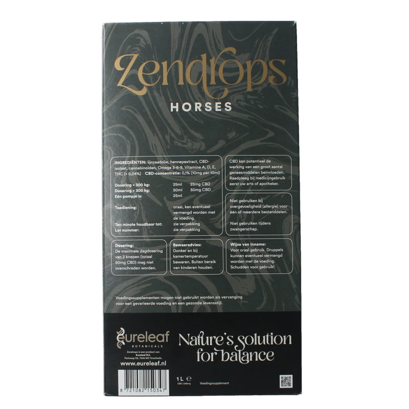 Eureleaf Zendrops horses 1 Liter