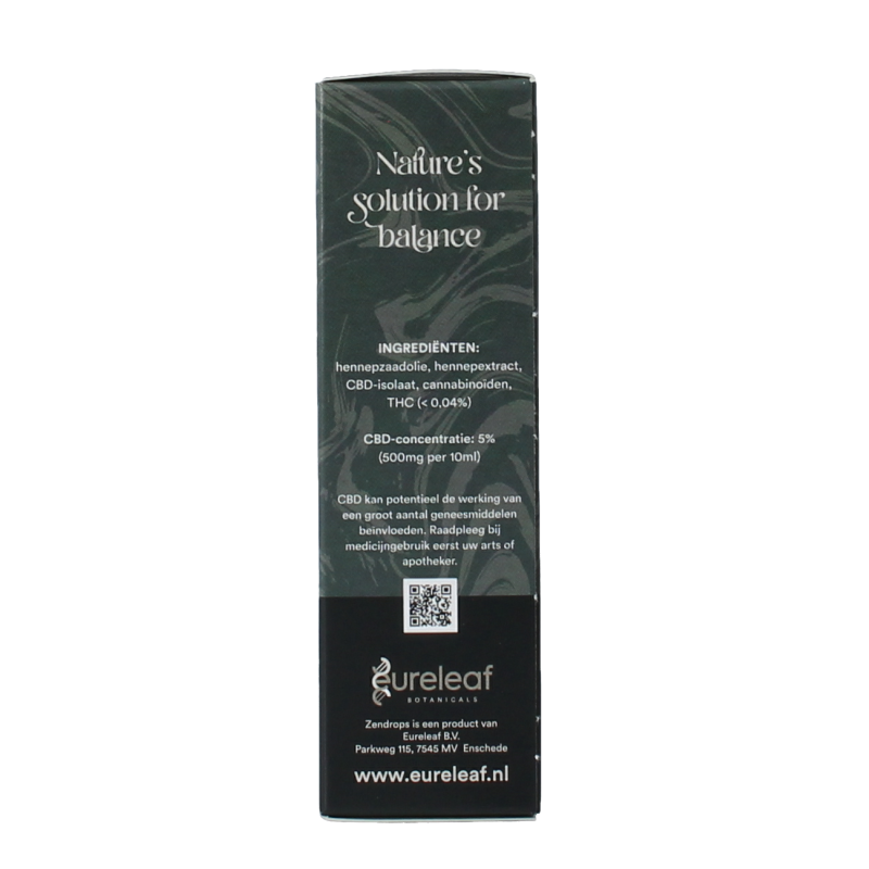 Eureleaf Zendrops pets 5% 10 Milliliter